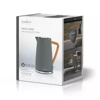 virdulys 1.7l - Nedis KAWK510EGY Grey (Pilkas) - 4 nuotrauka