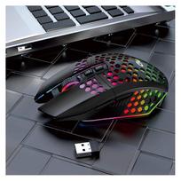 gaming pele - GameBox GMB-RGB-M Juodas (Black) - 2 nuotrauka
