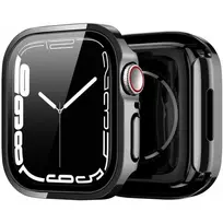 apple watch stikliukas - LCD apsauginis stikliukas/dėklas Dux Ducis Hamo Apple Watch 45mm juodas - 2 nuotrauka
