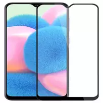 samsung frame - Apsauginis stiklas ILike         Samsung      Samsung A30s 2.5D Black Frame Full Glue - 3 nuotrauka