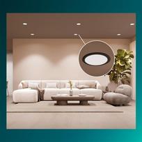 sviestuvai - Philips - Įleidžiamas LED šviestuvas MESON LED/5,5W/4000K, juodas (Black) - 2 nuotrauka