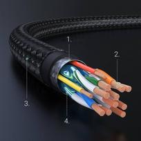 hdmi 2.2 cable - UGREEN HD119 HDMI kabelis 4K 60Hz 3m Juodas (Black) - 4 nuotrauka