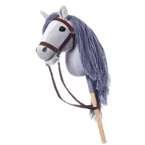 hobby horsing - HOPPIHORSE Hobby Horse A3, pilkas, arklys ant lazdos - 2 nuotrauka