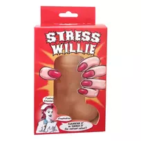 antistresiniai kamuoliukai - Spencer & Fleetwood Stress Willie antistresinis suspaudžiamas penis - 1 nuotrauka