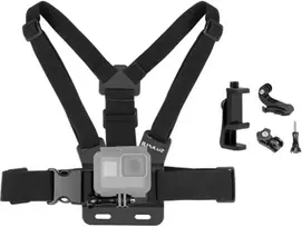 Puluz 5-in-1 Krūtinės Dirželis su Telefono Laikikliu ir J-Hook Mount (PU905)