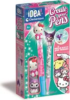 Clementoni kūrybinis rinkinys Create Your Pens Hello Kitty & Kuromi I-18432
