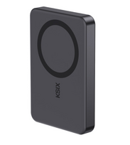 powerbank 20w - Ksix Powerbank Magslim 10000mAh, 20W, juodas (black) - 3 nuotrauka