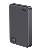 powerbank 20w - Ksix Powerbank Magslim 10000mAh, 20W, juodas (black) - 4 nuotrauka