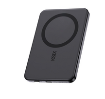 powerbank 20w - Ksix MagSlim, 5000mAh, 20W, USB-C PD, juodas (black) - 2 nuotrauka