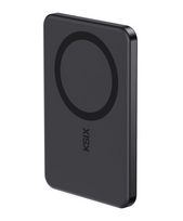 powerbank 20w - Ksix MagSlim, 5000mAh, 20W, USB-C PD, juodas (black) - 5 nuotrauka
