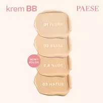 paese bb - PAESE BB kremas su hialurono rūgštimi, 2.5 Nude, 30 ml - 2 nuotrauka