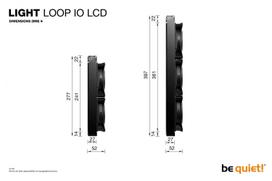 vandens ausintuvas - Be quiet! Light Loop IO LCD 360mm Black - 2 nuotrauka