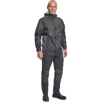 lietaus striuke - Darbinis švarkas vyrams CRV Nulato, juoda/pilka, 3XL dydis - 2 nuotrauka