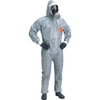 darbo kombinezonai - Darbo kostiumas DuPont Tychem 6000 F, pilka, XXL dydis - 2 nuotrauka