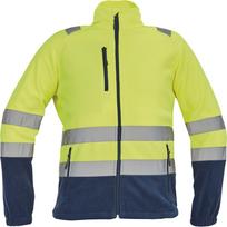 drabuziai vyrams - Darbinis švarkas vyrams Cerva Sevilla HV, geltona/žalia, 2XL dydis - 3 nuotrauka