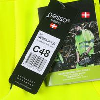 softshell kelnes - Softshell kelnės Nebraska, Hi-Vis CL2, geltona/juoda C44, Pesso - 2 nuotrauka