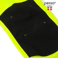 softshell kelnes - Softshell kelnės Nebraska, Hi-Vis CL2, geltona/juoda C44, Pesso - 14 nuotrauka