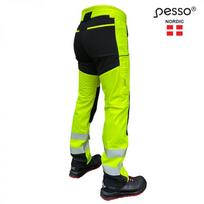 softshell kelnes - Softshell kelnės Nebraska, Hi-Vis CL2, geltona/juoda C44, Pesso - 18 nuotrauka