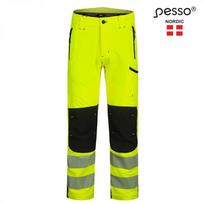 softshell kelnes - Softshell kelnės Nebraska, Hi-Vis CL2, geltona/juoda C44, Pesso - 19 nuotrauka
