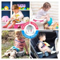 kelioninis puodukas - Reach Portable Potty 3in1 kelioninis puodukas, Baltas/Pilkas (White/Grey) - 8 nuotrauka