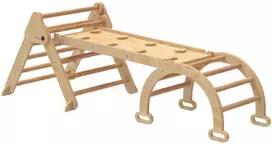 Montessori 7-in-1 laipiojimo rėmas, natūralus (Natural)