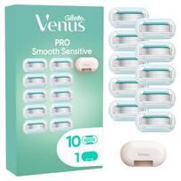 Gillette Venus Pro Smooth Sensitive pakaitiniai peiliukai, 10 vnt.