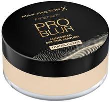 Max Factor Facefinity Pro Blur Longwear fiksuojamoji biri pudra, permatoma 10,5 g
