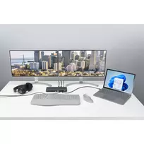 kabelis thunderbolt 4 - KENSINGTON SD5760T Thunderbolt 4 Dual 4K Docking Station - 4 nuotrauka