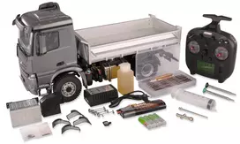 hidraulinis - Amewi RC savivartis Mercedes-Benz Arocs 1:14 Pilkas (Grey) - 2 nuotrauka