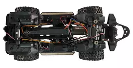automodeliai - Amewi AMXRock Crosstrail Crawler 4WD 1:10 ARTR Antracito sp. - 6 nuotrauka