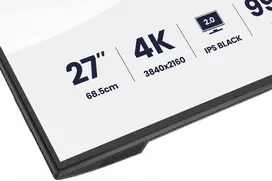 4k 27 - iiyama ProGraphic HB2701UHSNP-B1 27", IPS, 4K Ultra HD, USB-C, juodas (black) - 3 nuotrauka