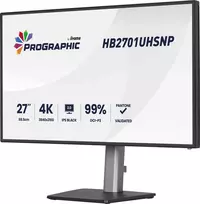 4k 27 - iiyama ProGraphic HB2701UHSNP-B1 27", IPS, 4K Ultra HD, USB-C, juodas (black) - 7 nuotrauka