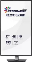 4k 27 - iiyama ProGraphic HB2701UHSNP-B1 27", IPS, 4K Ultra HD, USB-C, juodas (black) - 8 nuotrauka