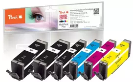 canon 581 - Peach PI100-356 rašalo kasetė 5 vnt. Juoda (Black), Žydra (Cyan), Rausvai raudona (Magenta), Geltona (Yellow) - 2 nuotrauka