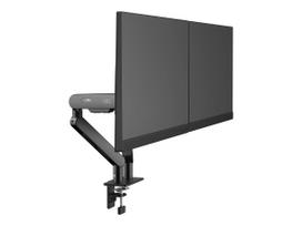 laikikliai - AOC AM420 Dual Monitor Arm - Juodas (Black) - 2 nuotrauka