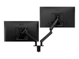 laikikliai - AOC AM420 Dual Monitor Arm - Juodas (Black) - 9 nuotrauka