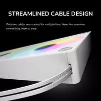 rgb ventiliatoriai - Cougar Unity360-FB 360 ARGB PWM White - 3 nuotrauka