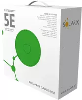 tinklo kabelis 305m - Solarix CAT5E UTP PVC Eca instaliacinis kabelis 305 m - 2 nuotrauka