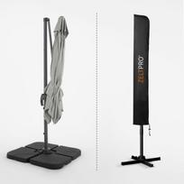 lauko pavesines - Lauko skėtis Comfort Light Pilkas - 2 nuotrauka