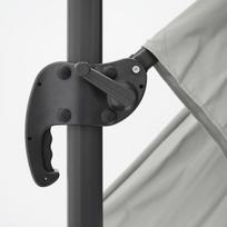lauko pavesines - Lauko skėtis Comfort Light Pilkas - 6 nuotrauka