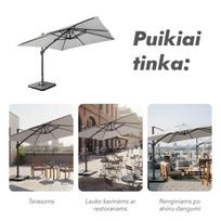 lauko pavesine zeltpro - Lauko skėtis Maestro, pilkas - 15 nuotrauka