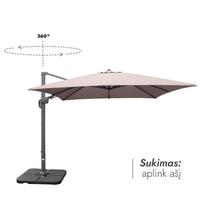 zeltpro sketis - Zeltpro Lauko skėtis Select Taupe - 15 nuotrauka