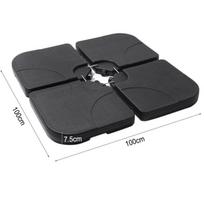 lauko pavesine zeltpro - Lauko skėtis su padu Comfort, rudas - 3 nuotrauka