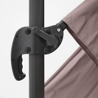 lauko pavesine zeltpro - Lauko skėtis su užvalkalu Comfort, rudas - 5 nuotrauka