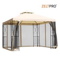 lauko pavesine zeltpro - Lauko pavėsinė Zeltpro Classic, 300x300 cm, smėlio spalvos - 2 nuotrauka