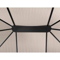 lauko pavesine zeltpro - Lauko pavėsinė Zeltpro Deluxe, 300x300 cm, pilka - 4 nuotrauka
