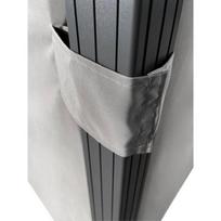 pavesine 300x400 cm - Lauko pavėsinė Zeltpro Deluxe, 300x400 cm, pilka - 5 nuotrauka