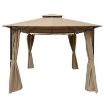 lauko pavesine zeltpro - Lauko pavėsinė Zeltpro Prime, 300x300 cm, ruda - 5 nuotrauka