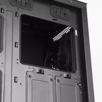 korpusas silverstone - Kompiuterio korpusas SilverStone Seta H1, juoda - 4 nuotrauka