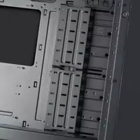 korpusas silverstone - Kompiuterio korpusas SilverStone Seta H1, juoda - 6 nuotrauka